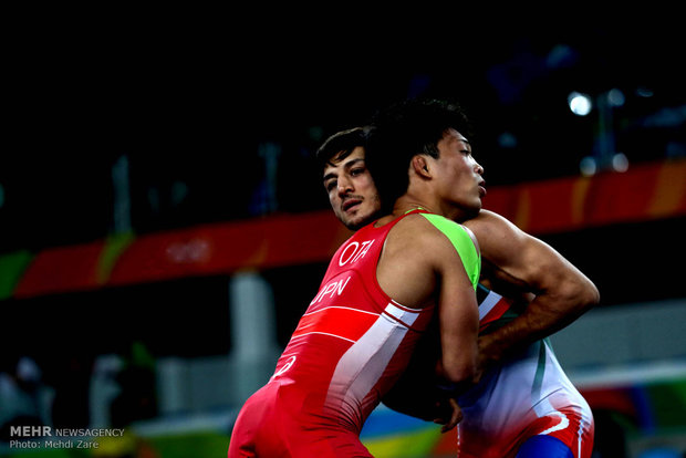 حمید سوریان در مسابقات کشتی فرنگی المپیک  2016 ریو 