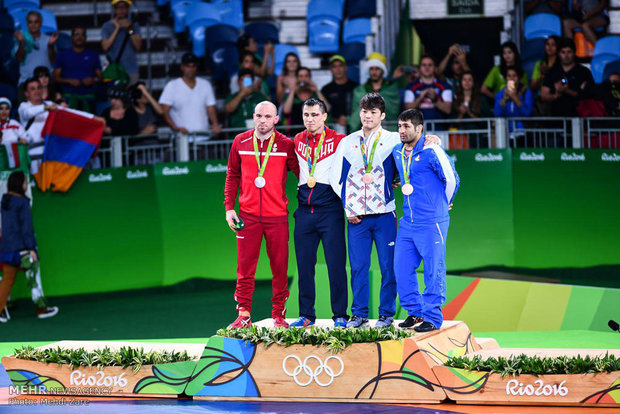 مدال برنز سعید عبدولی در مسابقات کشتی فرنگی المپیک  2016 ریو 