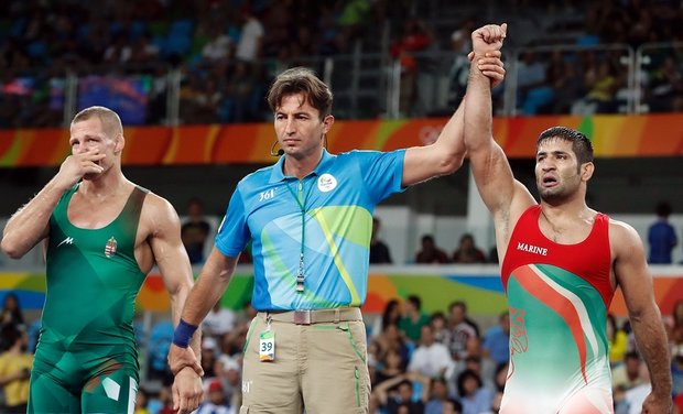 Iran’s Greco-Roman wrestler Abdevali wins bronze medal at Rio