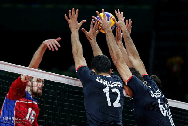 Russia beats Iran 3-0 in pool B of Rio 2016