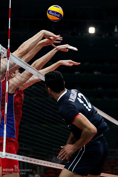 Russia beats Iran 3-0 in pool B of Rio 2016