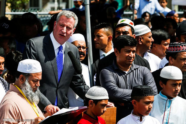 تشییع جنازه امام جماعت مسجد نیویورک