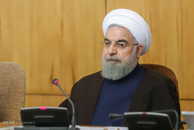 حسن روحانی در جلسه هیات دولت 