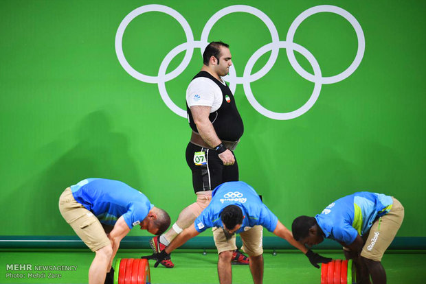 Weightlifting at 11th day of Rio 2016