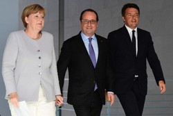 رهبران آلمان، فرانسه و ایتالیا دوشنبه آینده دیدار می کنند
