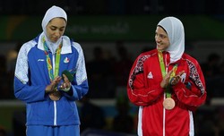 بانوان محجبه روی سکوی سوم المپیک/ اردن و انگلستان طلا گرفتند