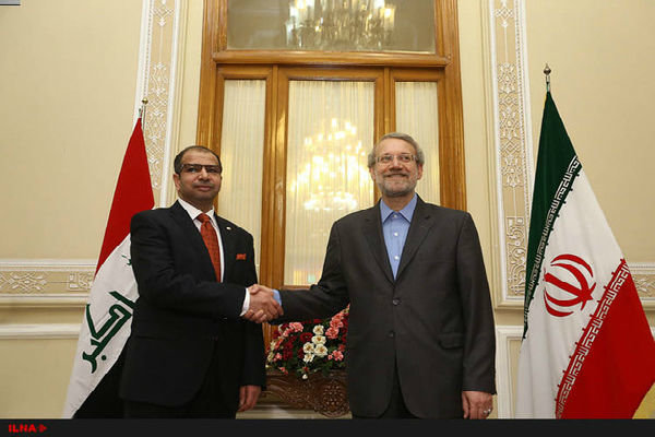 Iraqi speaker felicitates Larijani on reelection as Parl. speaker