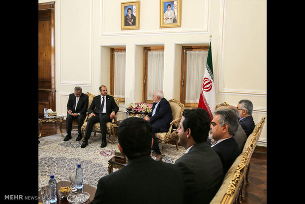 دیدار رییس پارلمان عراق با وزیر امور خارجه