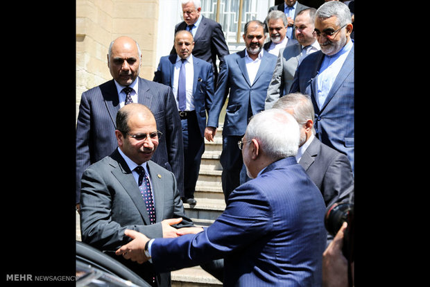 دیدار رییس پارلمان عراق با وزیر امور خارجه