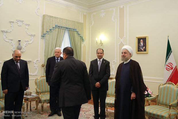 دیدار رئیس پارلمان عراق با رئیس جمهور