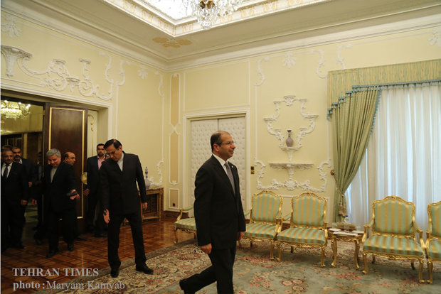 President Rouhani meets al-Jabouri