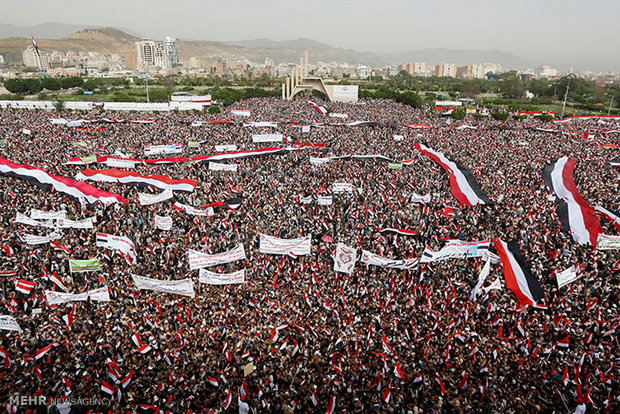 تظاهرات یمنی ها در صنعا‎