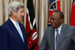 وزیر خارجه آمریکا با رئیس جمهور کنیا دیدار کرد