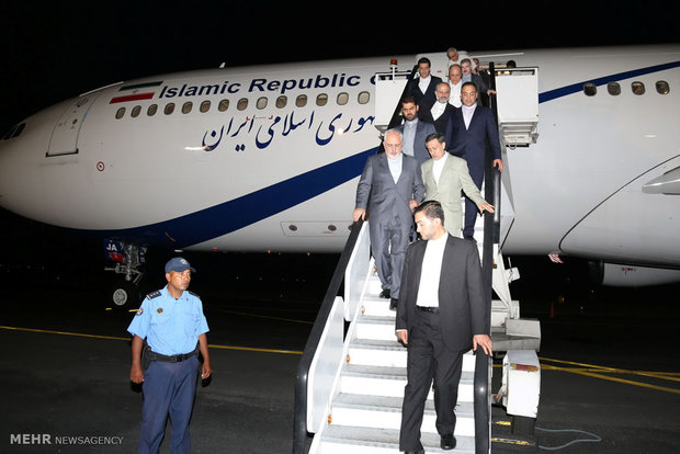 Zarif arrives in Nicaragua