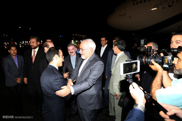 Zarif arrives in Nicaragua