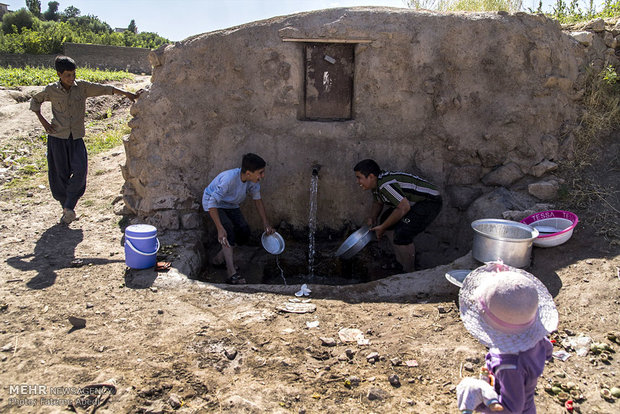 اردوی جهادی بسیج سازندگی در روستای چلسبان شهرستان زرندیه