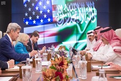 دیدار «جان کری» با ولیعهد و وزیر دفاع عربستان سعودی در جده