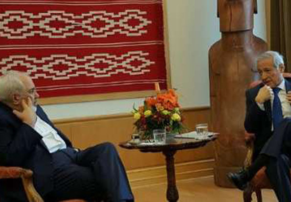 Zarif meets his Chilean counterpart