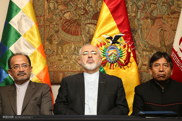 Bolivia’s highest state medal granted to Zarif