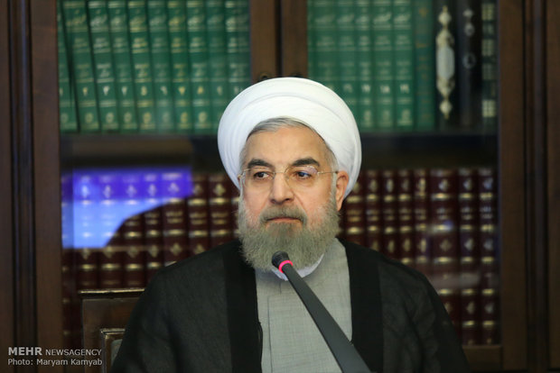 حجت الاسلام حسن روحانی در جلسه شورای عالی فضای مجازی