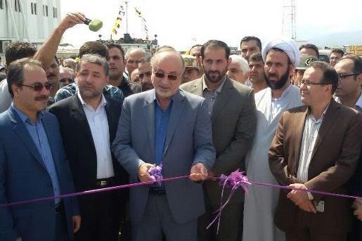 پست دوم اسکله نخستین بندر چند منظوره ایران در آستارا افتتاح شد
