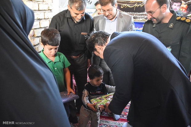 دیدار مسئولان شهرستان شهرضا با خانواده شهدا