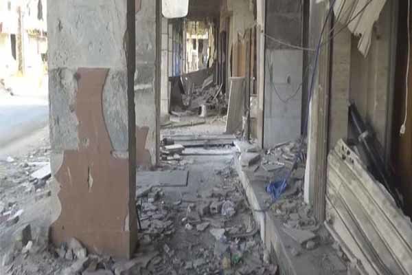 Teröristlerden temizlenen Şam’ın Dareyya beldesi / Video Teröristlerden temizlenen Şam’ın Dareyya beldesi / Video