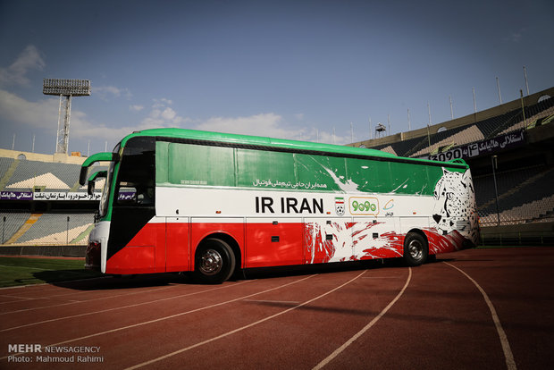 اتوبوس تیم ملی فوتبال ایران