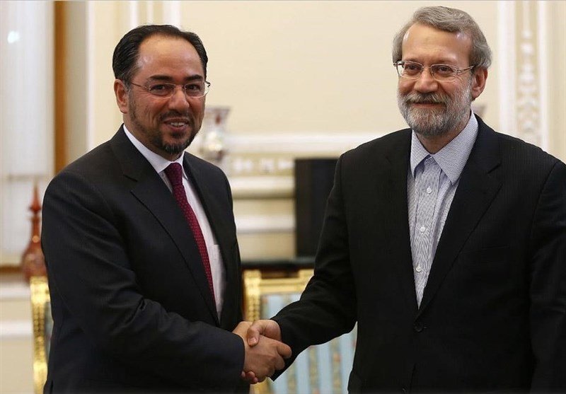 لاریجانی و وزیر خارجه افغانستان