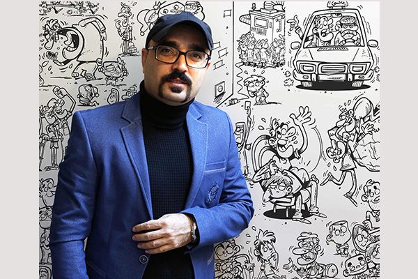 رسام كاريكاتير إيراني يحصد الجائزة الأولى في المهرجان الدولي في اندونيسيا