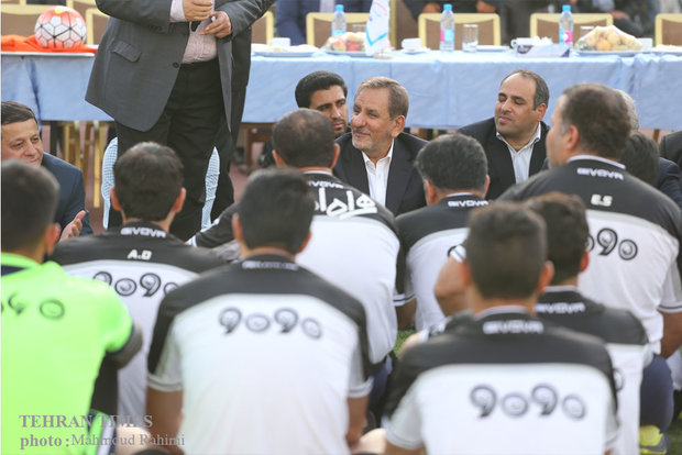 Iran’s First Vice President Jahangiri visits Team Melli’s training