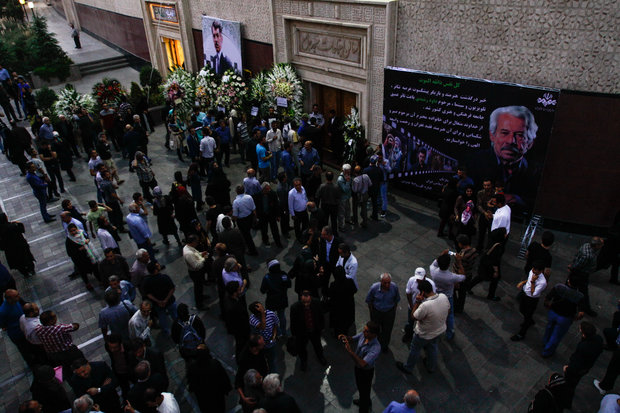 Funeral ceremony of Davoud Rashidi 