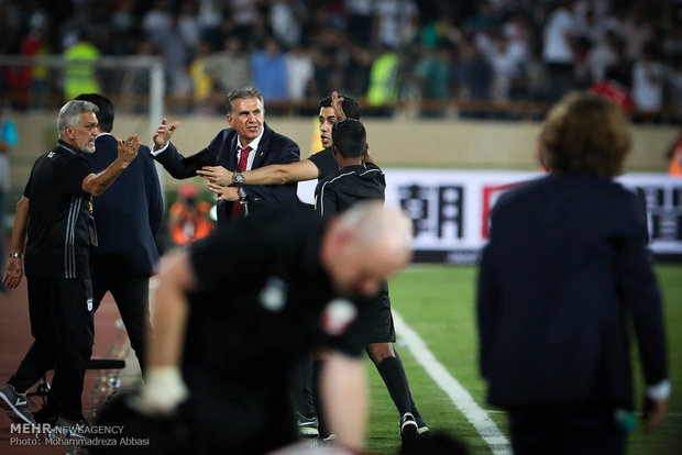 جو متشنج رختکن «ایران» و «اسپانیا» در تیم ملی دیدار تیم های ملی فوتبال ایران و قطر