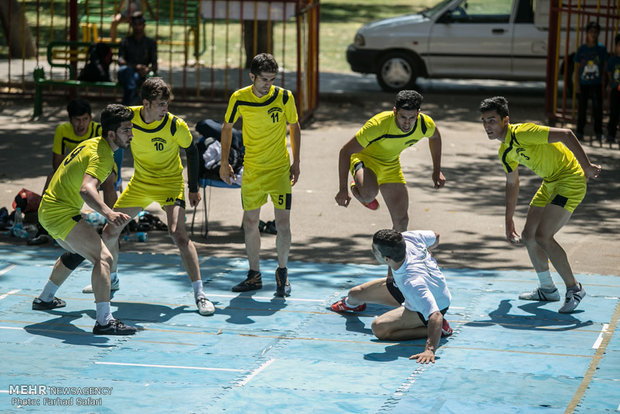 Kabaddi matches in Qazvin