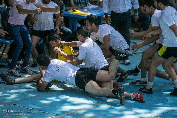 Kabaddi matches in Qazvin