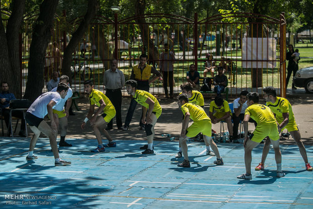 Kabaddi matches in Qazvin