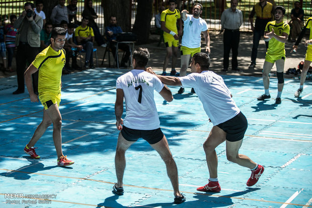 Kabaddi matches in Qazvin