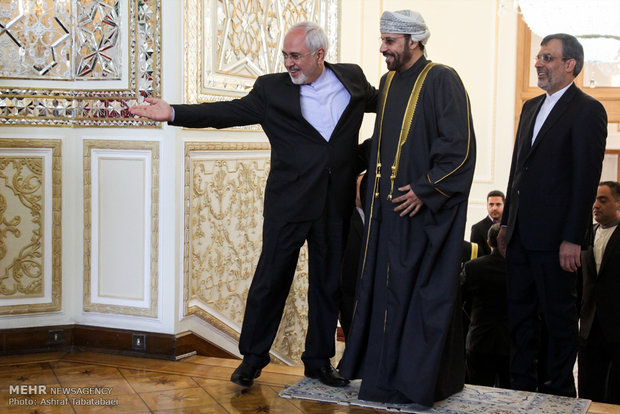 Zarif, Omani interior minister meet in Tehran