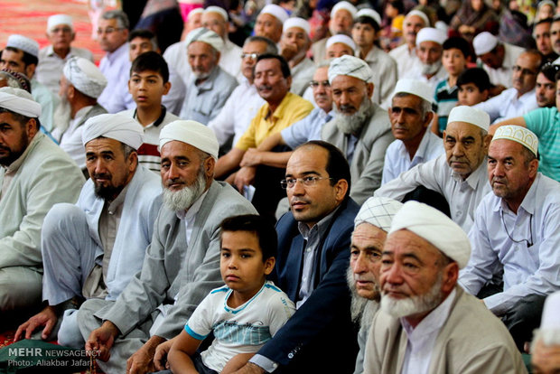 مراسم اولین سالگرد شهدای حادثه منا در استان گلستان