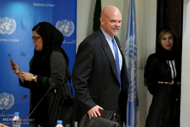 UN under Secretary's presser in Tehran