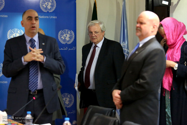 UN under Secretary's presser in Tehran