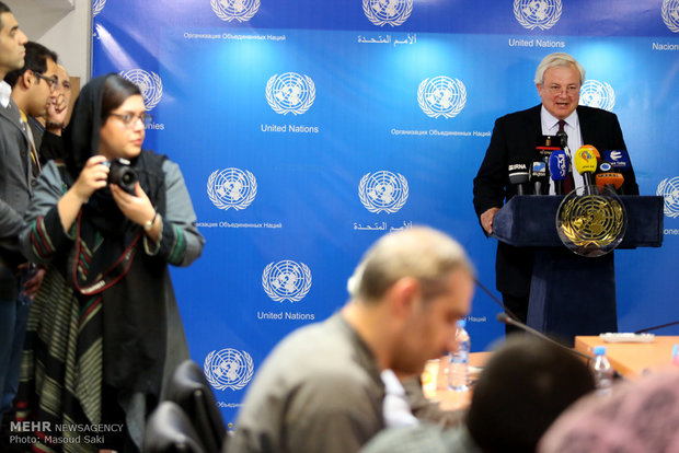 UN under Secretary's presser in Tehran