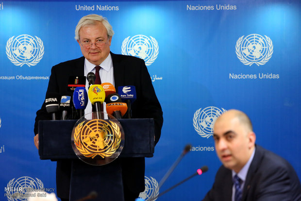 UN under Secretary's presser in Tehran