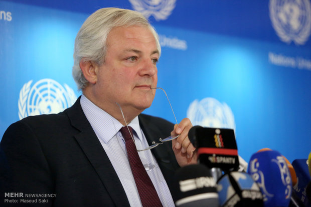 UN under Secretary's presser in Tehran