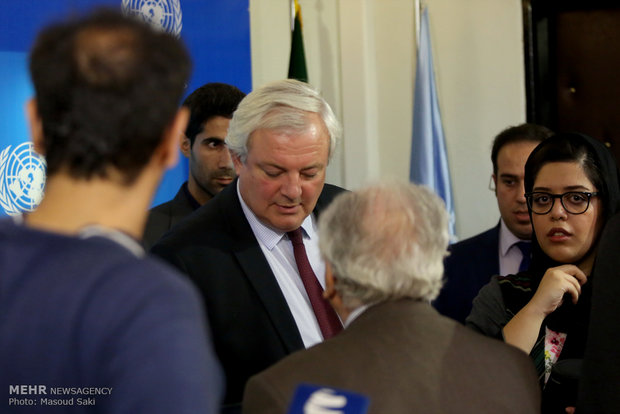 UN under Secretary's presser in Tehran