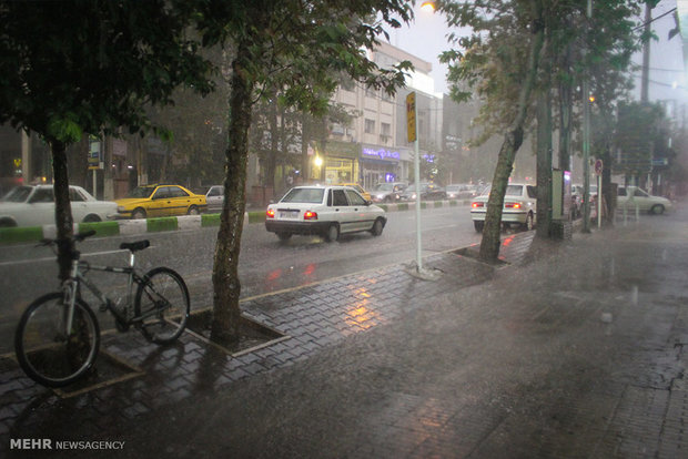 Heavy rain hits northern Iran