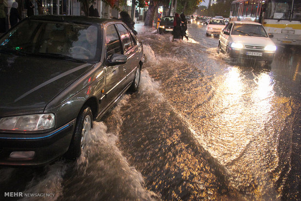 Heavy rain hits northern Iran