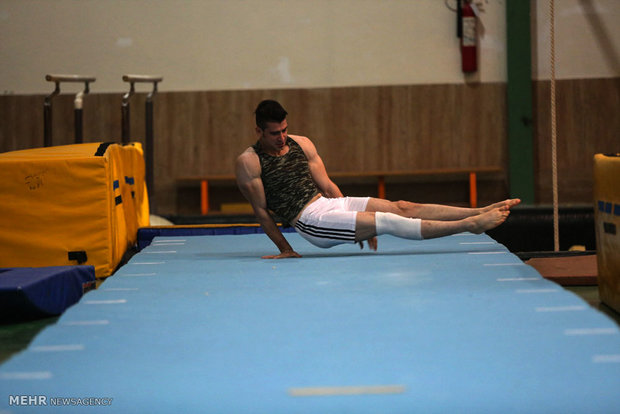 Natl. team of rhythmic gymnastics holds camp in Kish Island