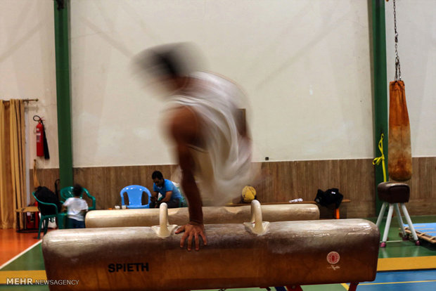 Natl. team of rhythmic gymnastics holds camp in Kish Island