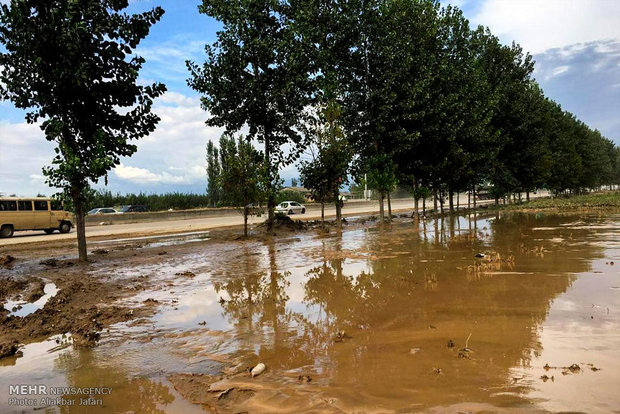 خسارات سیل گلستان به روستاهای اطراف گرگان